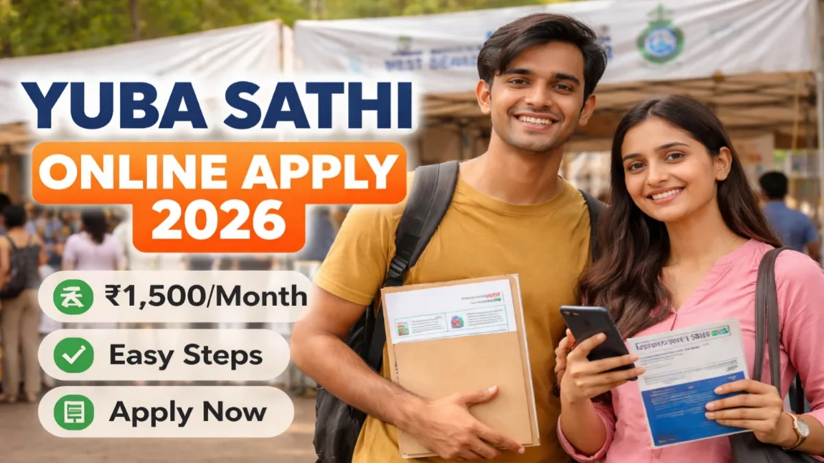 Banglar Yuba Sathi 2026 online application process with ₹1500 per month financial assistance